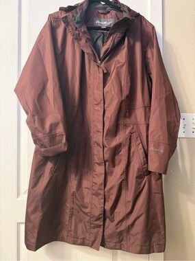 Eddie Bauer Hooded Raincoat